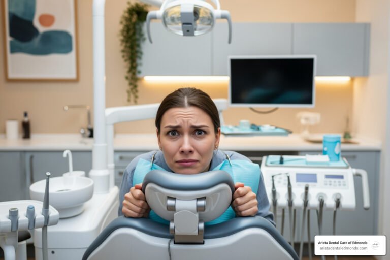 scared of dentist but need treatment