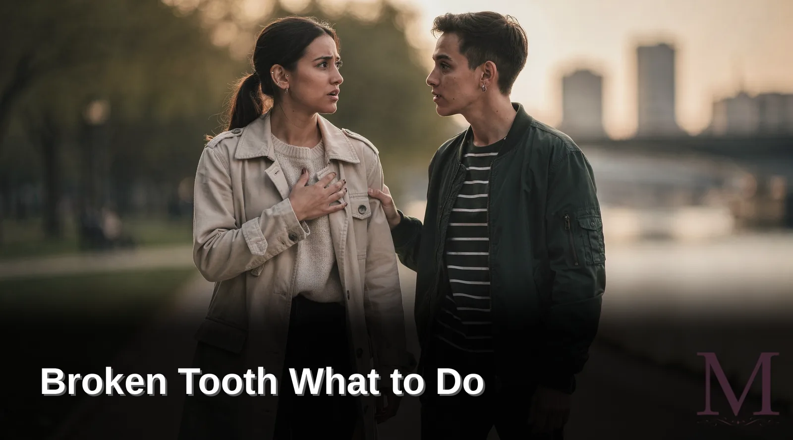 Patients should contact the dental office right away and request an appointment, since many practices